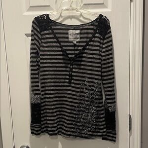 Maurices Premium Y2K Striped Top